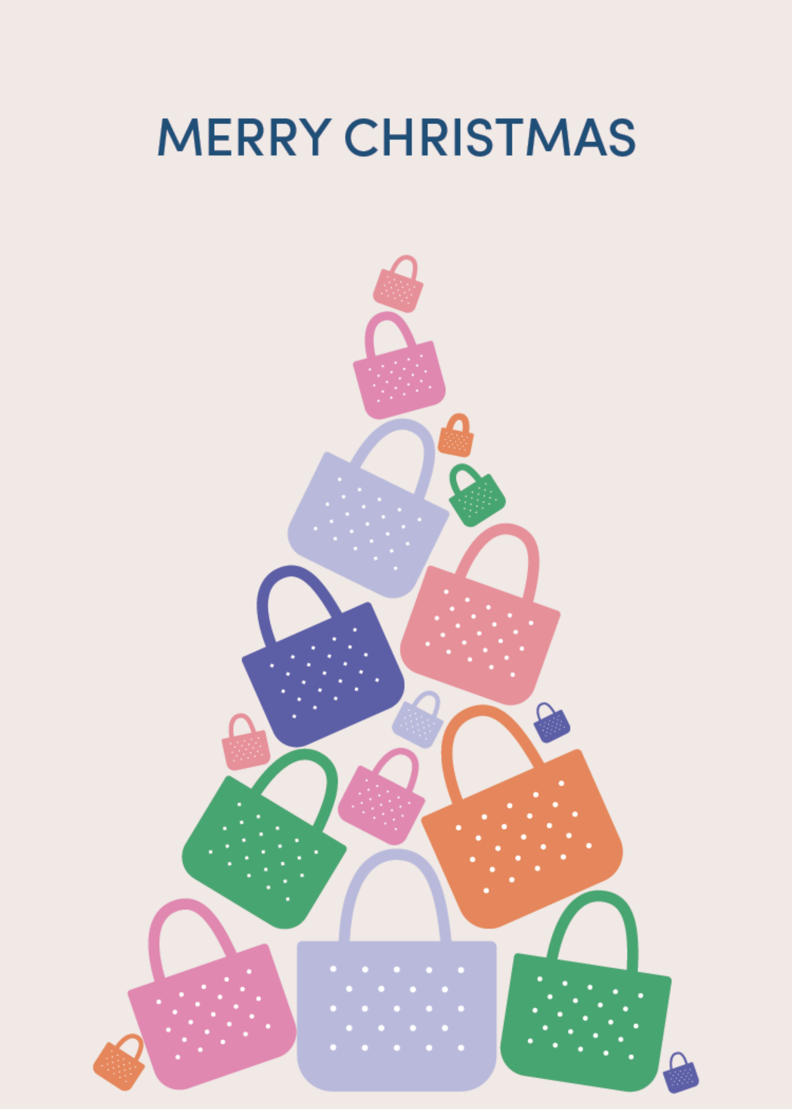 Merry Christmas Greeting Card D6