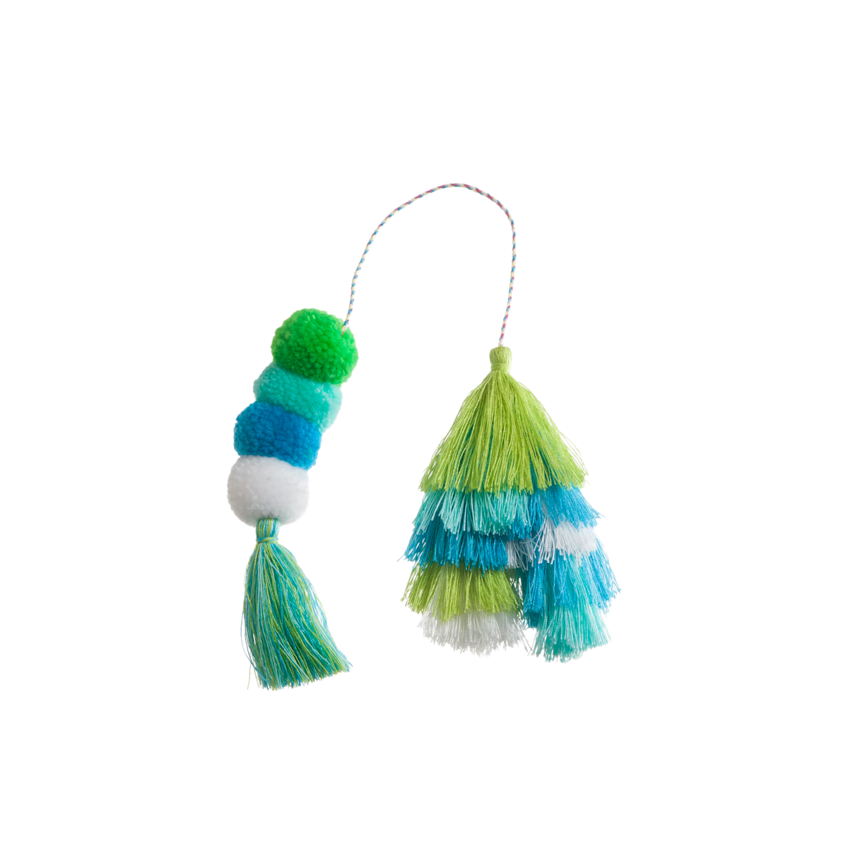 Bauble - Seaweed Double Tassel R4