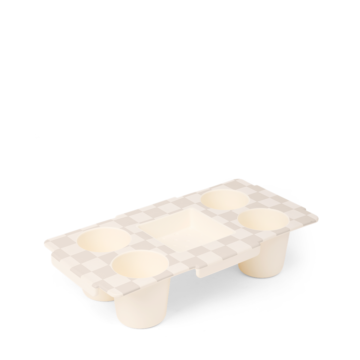Top o' the to Ya - Checkered Coconut/Mushroom H9