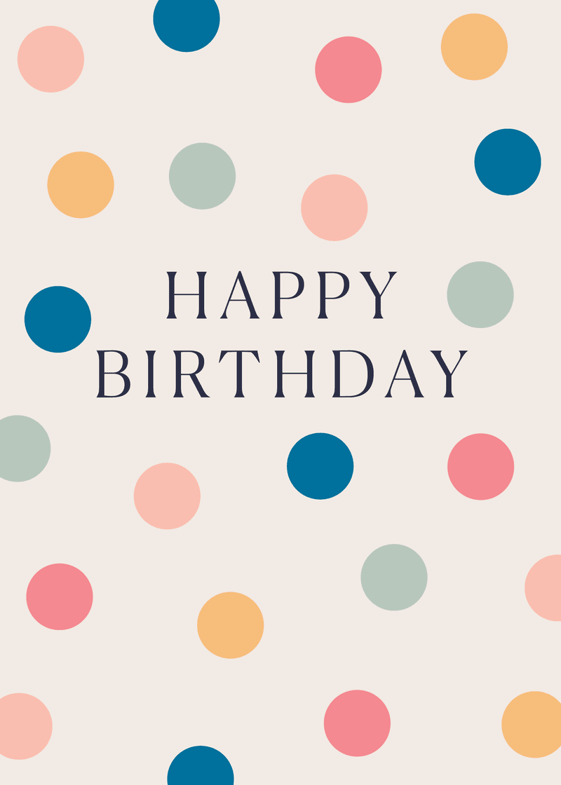 Happy Birthday Greeting Card O1