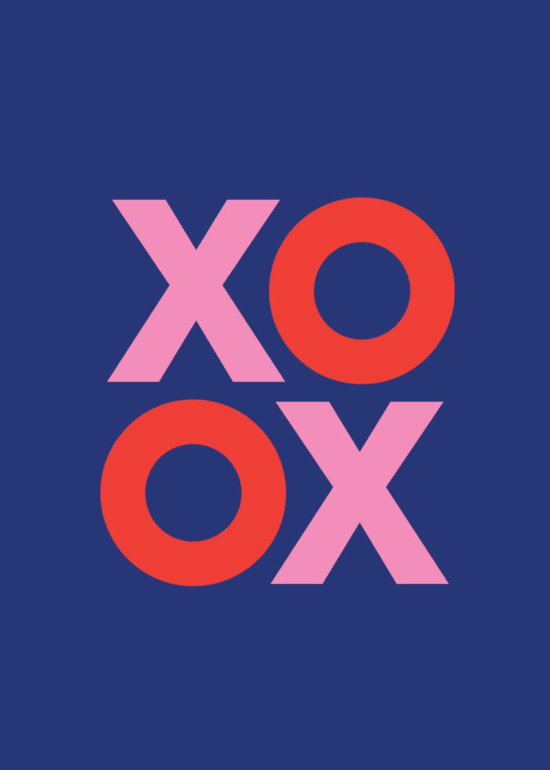 XOXO Greeting Card L1