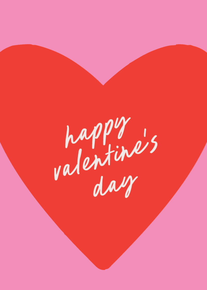 Happy Valentine's Day Greeting Card O3