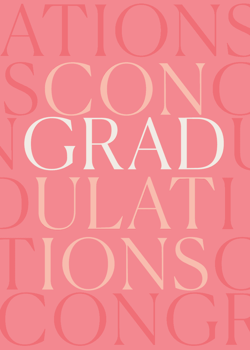 Graduation Congratulations Greeting Card R3