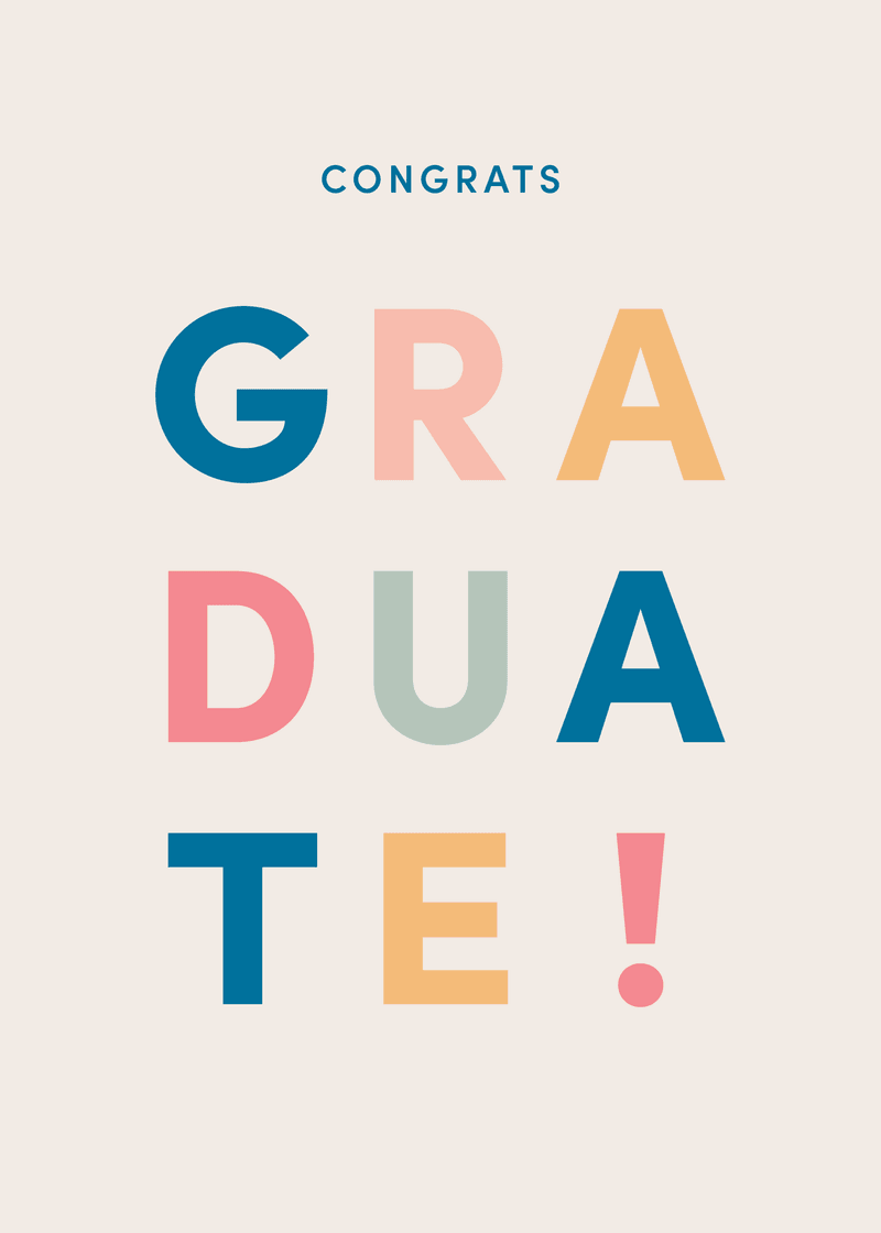 Graduation Graduate Greeting Card P6