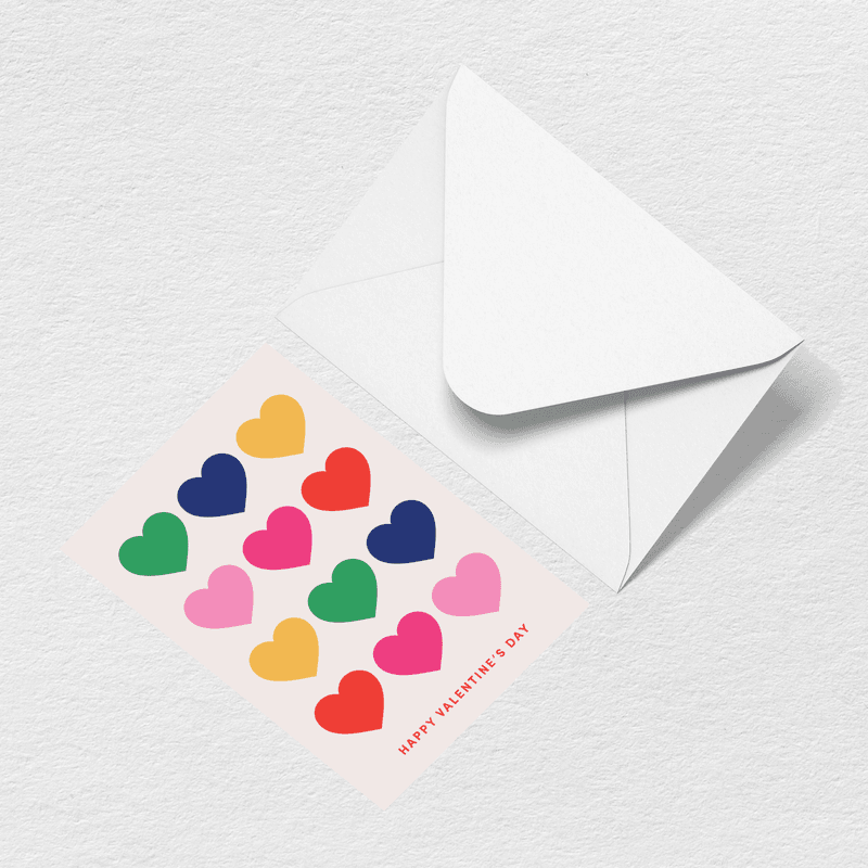 Hearts Greeting Card N4