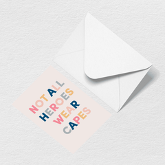Heroes Greeting Card A1