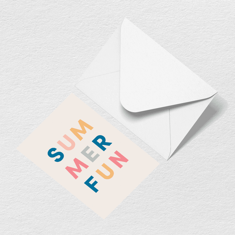 Summer Fun Greeting Card B1