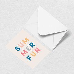 Summer Fun Greeting Card B1