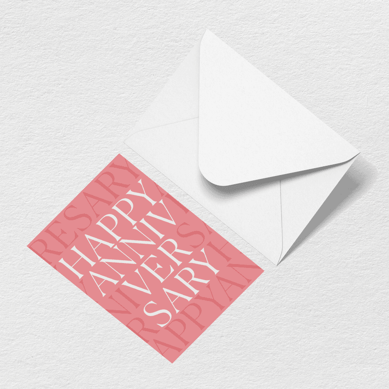 Happy Anniversary Greeting Card V9
